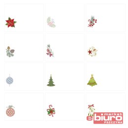 KOPERTY GWIAZDKOWE B6 A'100 BOŻE NARODZENIE