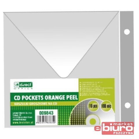 KOSZULKA NA PŁYTY CD GROSZKOWA 100MIC A'10 D.RECT