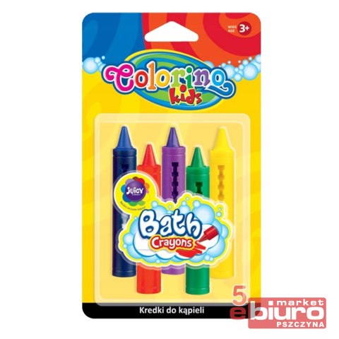 KREDKI DO KĄPIELI 5 KOLORÓW COLORINO