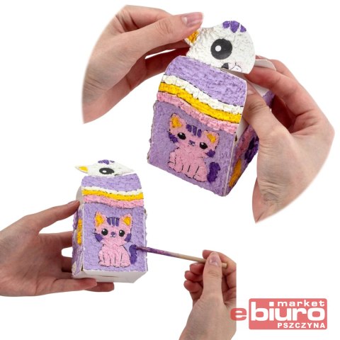 KREOWANIE PO NUMERACH SZKATUŁKA KOTEK KIDEA