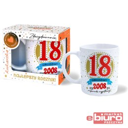 KUBEK PREMIUM 18 CZERWONA ROCZNIK Q1069 PASSION