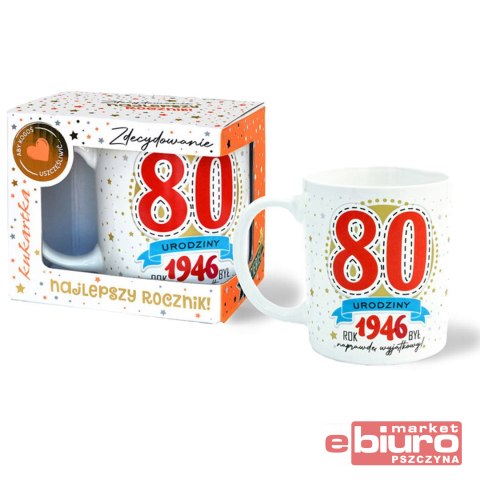 KUBEK PREMIUM 80 CYFRY ROCZNIK Q1076 PASSION