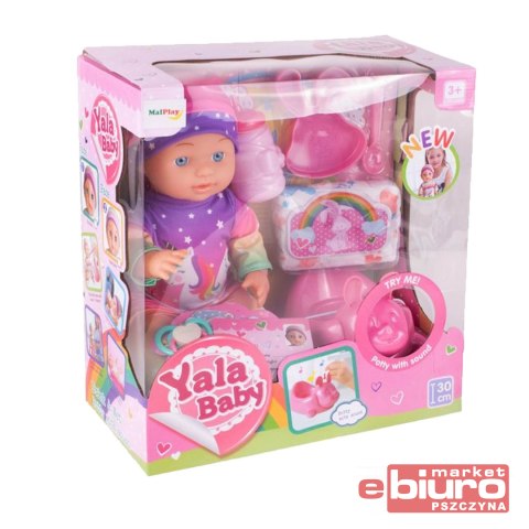 LALKA BOBAS 30CM Z NOCNIKIEM 6215 MALIS