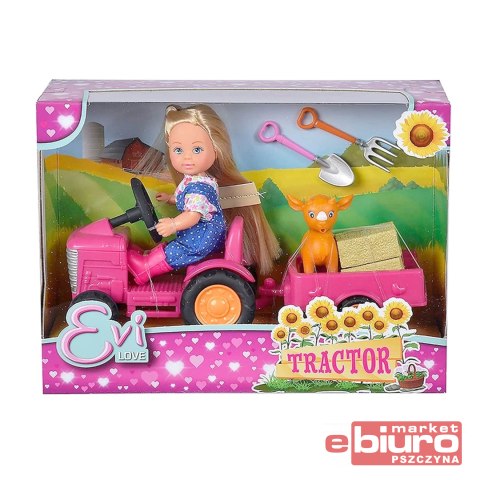 LALKA EVI FARMERKA NA TRAKTORZE 0539