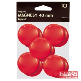 MAGNES 40MM GRAND CZERWONY