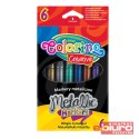 MARKER METALIZOWANY 6 KOLORÓW COLORINO