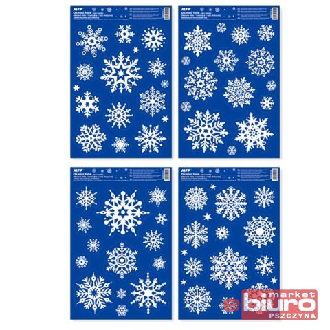 NAKLEJKA BOŻONARODZENIOWA BROKAT 3D VA005 8885725