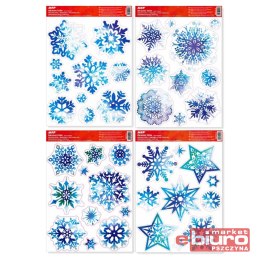 NAKLEJKA BOŻONARODZENIOWA BROKAT VA001 8885721