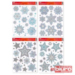 NAKLEJKA BOŻONARODZENIOWA BROKAT VA002 8885722