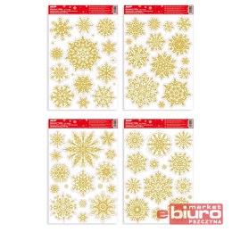 NAKLEJKA BOŻONARODZENIOWA BROKAT VA010 8885730