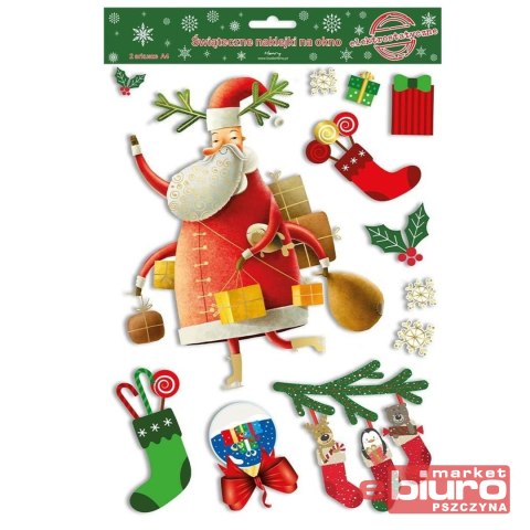 NAKLEJKA ELEKTROSTATYCZNA BN MIKOŁAJ SZ HENRY