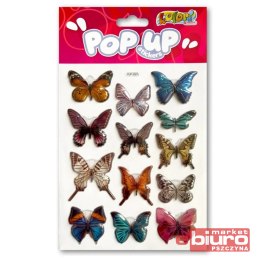 NAKLEJKI METALICZNE PUP-2507 BUTTERFLIES PENMATE