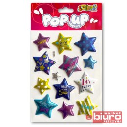 NAKLEJKI METALICZNE PUP-2608 STARS PENMATE