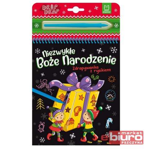 NIEZWYKŁE BOŻE NARODZENIE ZDRAPYWANKA Z RYSIKIEM