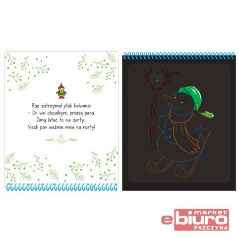 NIEZWYKŁE BOŻE NARODZENIE ZDRAPYWANKA Z RYSIKIEM