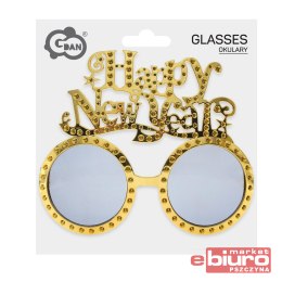 OKULARY HNY ZŁOTE GODAN