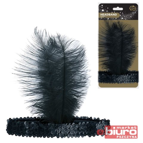 OPASKA RETRO KABARET CZARNA GODAN