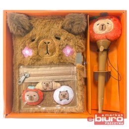 PAMIĘTNIK KAPIBARA Z DŁUGOPISEM TOYSINN STNUX