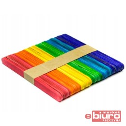 PATYCZKI KREATYWNE KOLOROWE 1,8X15 CM 50 SZTUK PSH