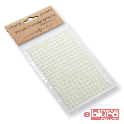 PEREŁKI SAMOPRZYLEPNE PRS-12 6MM ECRU PENWORD