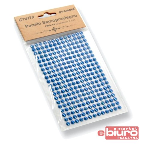 PEREŁKI SAMOPRZYLEPNE PRS-14 6MM GRANATOWE PENWORD