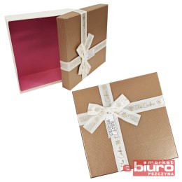 PUDEŁKA PREZENTOWE ZEST 3SZT BEŻ PU027 FLO-ART