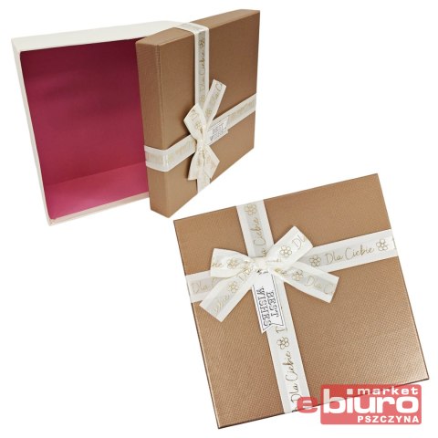 PUDEŁKA PREZENTOWE ZEST 3SZT BEŻ PU027 FLO-ART
