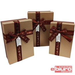 PUDEŁKA PREZENTOWE ZEST 3SZT PU017 FLO-ART