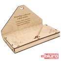 PUDEŁKO DREWNIANE KOPERTA NA "30" LAVERTIS