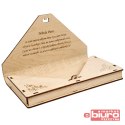 PUDEŁKO DREWNIANE KOPERTA NA "ŚLUB" LAVERTIS