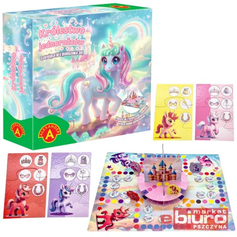 RODZINNA GRA PLANSZOWA KRÓLESTWO JEDNOROŻCÓW