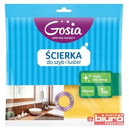ŚCIERKA DO SZYB I LUSTER MIKROFIBRA 41X38cm GOSIA