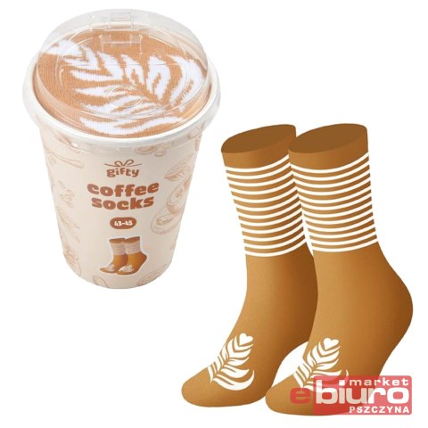 SKARPETKI GIFTY 43-45 COFFEE LATTE 1042642 MFP