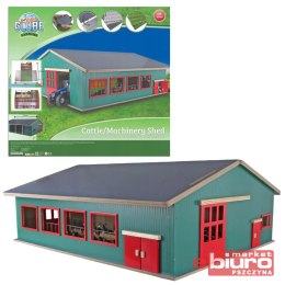 STAJNIA Z PASTWISKIEM 75X61X29CM 1:32 HIPO