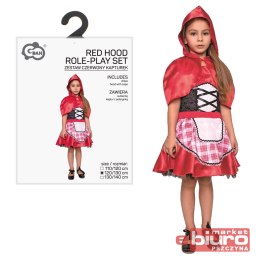 STRÓJ CZERWONY KAPTUREK ROZM. 120/130 CM GODAN