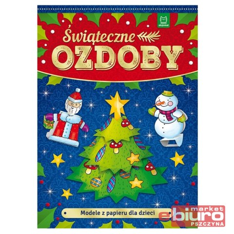 ŚWIĄTECZNE OZDOBY MODELE Z PAPIERU DLA DZIECI