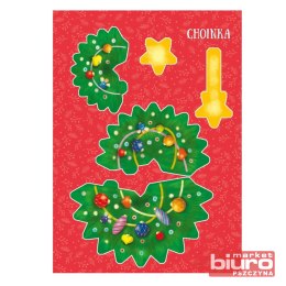 ŚWIĄTECZNE OZDOBY MODELE Z PAPIERU DLA DZIECI