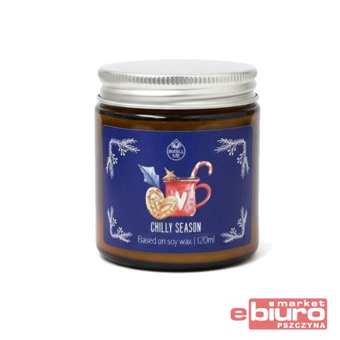 ŚWIECZKA SMELL ME CHILLY SEASON 120ML NIEB PAVONCE
