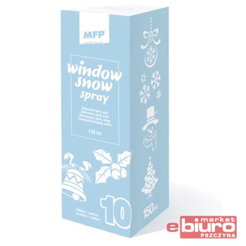 SZTUCZNY ŚNIEG SPRAY 150ML Z SZABLONAMI 8886214 MF