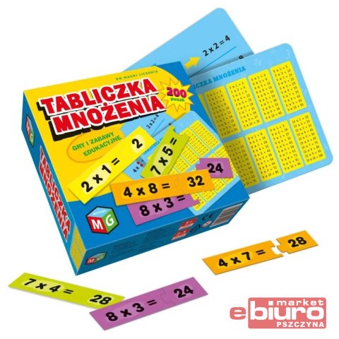 TABLICZKA MNOŻENIA GRY I ZABAWY EDUKACYJNE MULTIGR