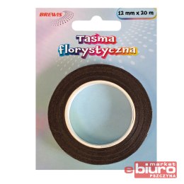 TAŚMA FLORYSTYCZNA BRĄZOWA 12MM X 20M TF2 BREWIS