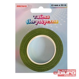 TAŚMA FLORYSTYCZNA J.ZIELONA 12MM X 20M TF3 BREWI