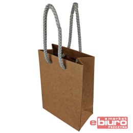 TOREBKA OZDOBNA SZARA KRAFT P-R A'10 10x14x5,5 PAW