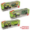 TRAKTOR METAL Z MASZYNĄ BA5105 TOYS