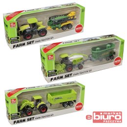 TRAKTOR METAL Z MASZYNĄ BA5105 TOYS