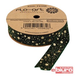 WELWET GWIAZDKI 25MM X 10Y FX348 FLO-ART