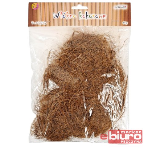 WŁÓKNO KOKOSOWE WK-50 OP.50G ALIGA
