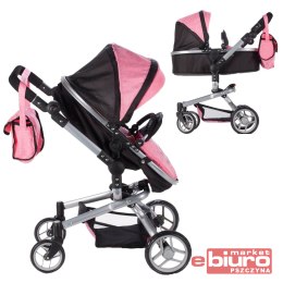 WÓZEK 2W1 DLA LALEK KSIĘŻNICZKA 7558 MALIS