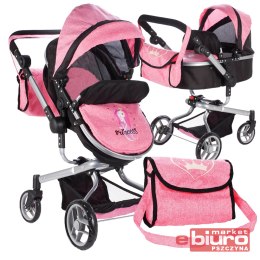 WÓZEK 2W1 DLA LALEK KSIĘŻNICZKA 7558 MALIS