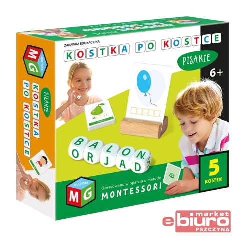 ZABAWKA EDUKACYJNA PISANIE 5 KOSTEK MONTESSORI